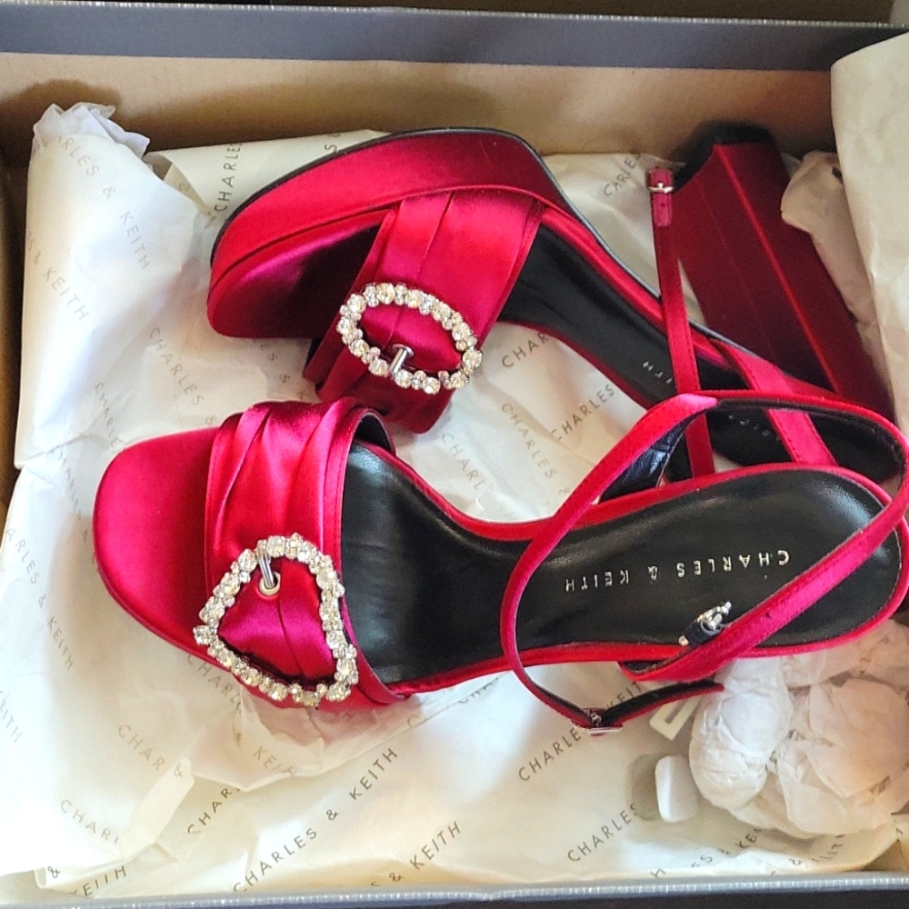 Charles and Keith flatform sandals